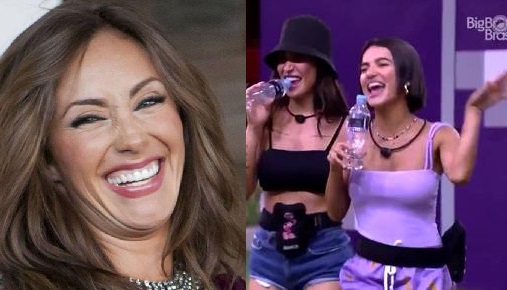 Anahi se diverte com apresentação de participantes do BBB20 (Foto: Reprodução)