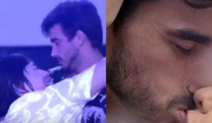 Pyong ficou animado com beijo entre Guilherme e Gabi (Foto: Montagem/TV Foco)