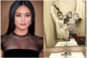 Vanessa Hudgens posa de máscara com irmã e afirma: 