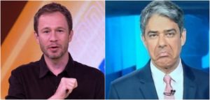 Os apresentadores da Globo Tiago Leifert e William Bonner falaram sobre a situação de Petrix no BBB 20 (Reprodução)