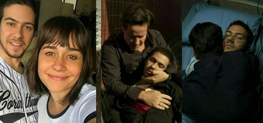 Alessandra Negrini desabafa após ver filho morrer nos braços do ex-marido em Amor de Mãe (Foto: Reprodução \Montagem)
