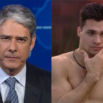 William Bonner confirma intimação da polícia para Petrix do BBB20 (Foto: Divulgação / Montagem / TV Foco)