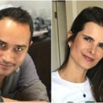 Wesley Camargo, Luciano Camargo e atual mulher do sertanejo, Flávia Camargo (Reprodução)