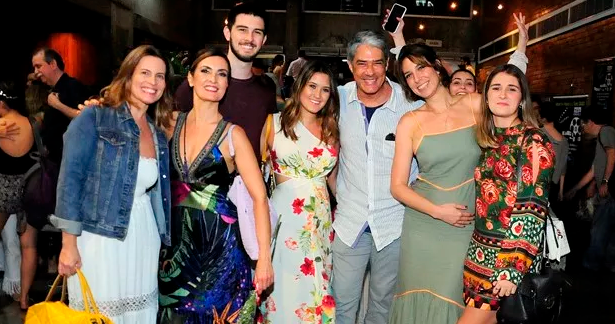 Fátima Bernardes, William Bonner, Natasha Dantas, trigêmeos Fátima Bernardes, William Bonner, Natasha Dantas, trigêmeos