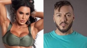 Gracyanne Barbosa e Belo pretendem ser papais em 2020 (Montagem: TV Foco)