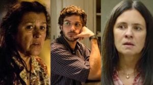 Amor de Mãe, Thema descobre que Danilo é filho de Lurdes (Montagem: TV Foco)