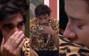 BBB20: Guilherme teve uma noite difícil após eliminação de Boca Rosa e até brigou com Gabi (Foto: reprodução/Globoplay)
