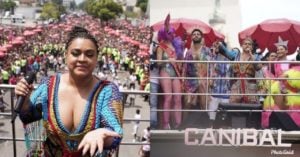 Bloco da Preta 2020, foi cenário de pedido de casamento nas ruas do Rio de Janeiro (Foto: Reprodução/Ricardo Borges/UOL)