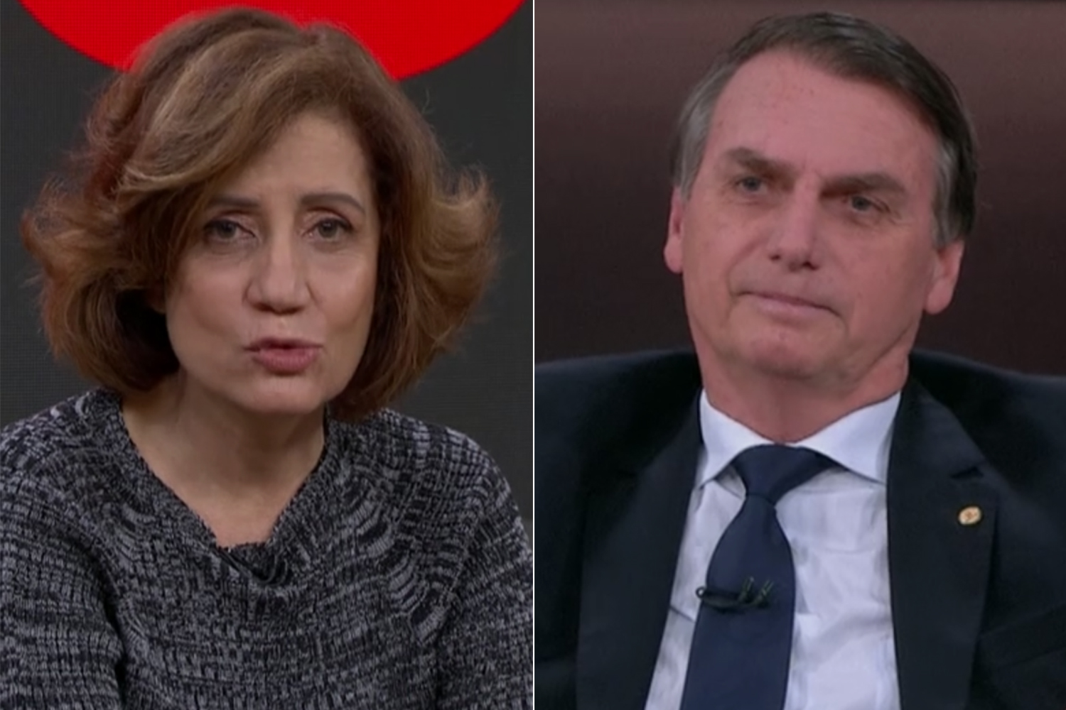Miriam Leitão, da Globo, milita contra presidente Bolsonaro - Foto: Montagem Miriam Leitão, da Globo, milita contra presidente Bolsonaro - Foto: Montagem