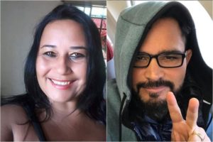 Cleo Loyola e seu ex Luciano (Foto: Reprodução)