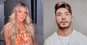 Hariany Almeida e Lucas Viana viveram romance em A Fazenda (Foto: Reprodução)