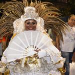 Jojo Todynho exibiu os seios durante o desfile da Beija-Flor na Marquês de Sapucaí, nesta terça-feira (25) (Foto: Reprodução)