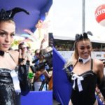 Pabblo Vittar anima bloco do Galo da Madrugada fantasiada de coelhinha da Playboy (Foto: Reprodução/Felipe Souto Maior / AgNews)
