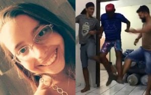 Brincadeira da rasteira já fez sua primeira vítima (Foto: reprodução)