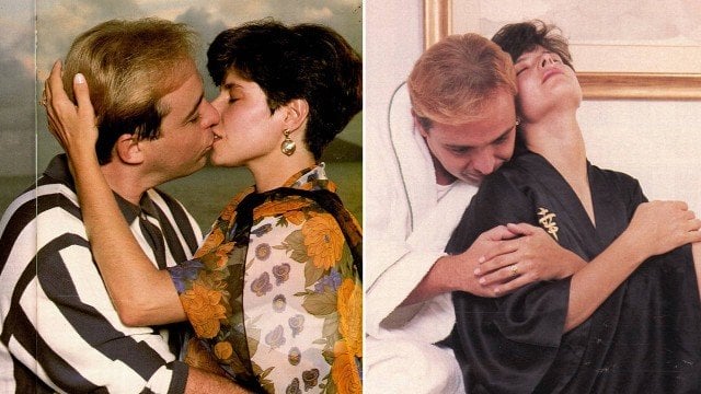 Gugu Liberato e Rose Miriam posaram como casal em 1994 Foto: fotos (reprodução/ revista caras)