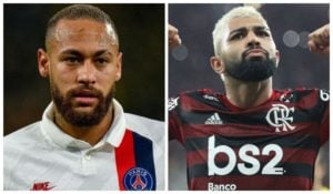 Neymar e Gabigol se afastaram após polêmicas (Foto: Reprodução)