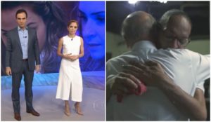 Tadeu Schmidt e Poliana Abritta se pronunciaram sobre polêmica da Globo e do Fantástico - Foto: Reprodução/Montagem