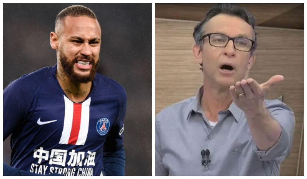 Neymar e Neto (Foto: Reprodução)