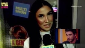 Bianca Andrade, a Boca Rosa, não poupou Guilherme Napolitano após o brother ser eliminado do BBB 20 (Foto: Reprodução / Multishow)