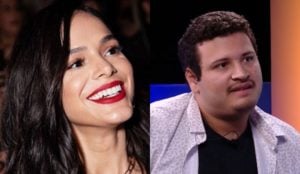 Bruna Marquezine debochou da cara de Victor Hugo após eliminação do psicólogo do BBB20 (Foto: Montagem/TV Foco)