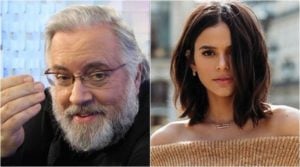 Leão Lobo, do Fofocalizando, soltou o verbo sobre Bruna Marquezine (Foto: Montagem / Divulgação)