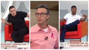 Após briga ao vivo, comentarista decide sair de programa da Band (Foto: Reprodução)