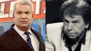 Trabalhando na mesma emissora, Sikêra Jr. ironizou o trabalho de Nelson Rubens, à frente do TV Fama, e fez piada ao vivo no Alerta Nacional (Foto: Reprodução / RedeTV!)