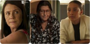 Thelma (Adriana Esteves), Lurdes (Regina Casé) e Vitória (Taís Araújo) em Amor de Mãe, que sofrerá mudanças (Foto: Reprodução/Globo/Montagem TV Foco)