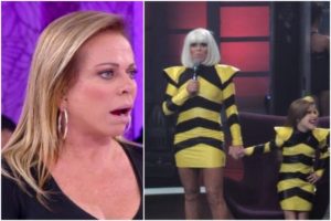 Christina Rocha faz cosplay de Lady Gaga em programa no SBT (Foto: Reprodução)