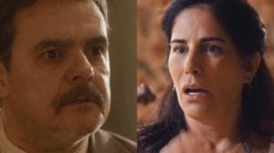 Lola e Afonso de Éramos Seis terão final feliz na novela da Globo (Montagem: TV Foco)