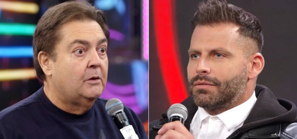 Henri Castelli e Faustão (Foto: Globo)