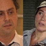 Em Fina Estampa, Griselda vai esbofetear Baltazar (Montagem: TV Foco)