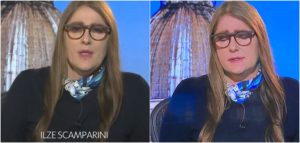 Ilze Scamparini, repórter da Globo na Itália, chorou ao falar sobre impacto do coronavírus na Europa (Reprodução)