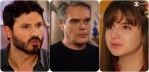 Marcelo, Pendleton e Poliana são os destaques de As Aventuras de Poliana (Foto: Montagem/TV Foco)