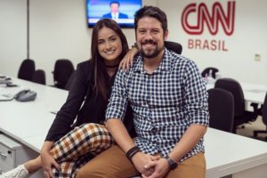 Phelipe Siani e Mari Palma na CNN Brasil - Foto: Divulgação