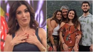 Fátima Bernardes troca filhos pelo namorado (Foto: Reprodução)