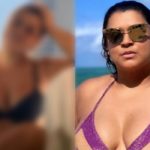 Preta Gil arrancou suspiros ao surgir de calcinha e sutiã (Foto: Reprodução)