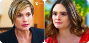 Helena e Luna brigaram, mais uma vez em Salve-se Quem Puder (Foto: Montagem/TV Foco)