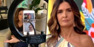 Fátima Bernardes tem mostrado um pouco da vida dela ao vivo (Foto montagem)