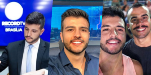 Matheus Ribeiro, âncora da Globo, enfrenta rebelião contra ele na Record (Foto montagem: TV Foco)