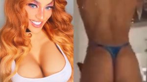 Pabllo Vittar surge de fio-dental “enterrado” e deixa escapar intimidade em vídeo