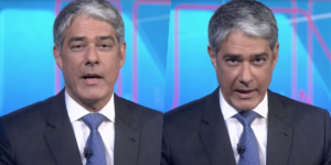 William Bonner, que comanda o Jornal Nacional da Globo admitiu erro (Foto montagem: TV Foco)