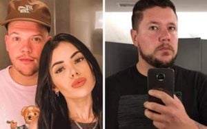 Esposa de Ferrugem expôs treta com família do cantor (Foto: Montagem/TV Foco)