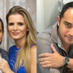 Flavia Camargo ignorou filho mais velho de Luciano Camargo, Wesley Loyola, via rede social (Foto: Montagem)