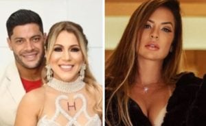 Hulk viveu affair com atriz enquanto ainda era casado com Iran Ângelo (Foto: Montagem/TV Foco)