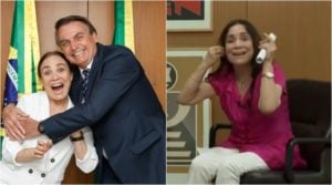 Regina Duarte é secretária de cultura do governo Bolsonaro. (Foto: Montagem/Reprodução)