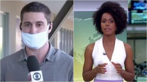 Maju Coutinho deu bronca em repórter. (Foto: Montagem/Reprodução)