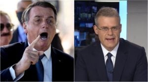 Eduardo Oinegue rebateu Bolsonaro na Band. (Foto: Montagem/Divulgação)