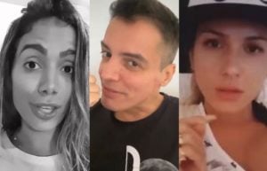 Leo Dias falou sobre Anitta e Lívia Andrade durante uma live com Murilo Ribeiro nas redes sociais (Foto: Reprodução)