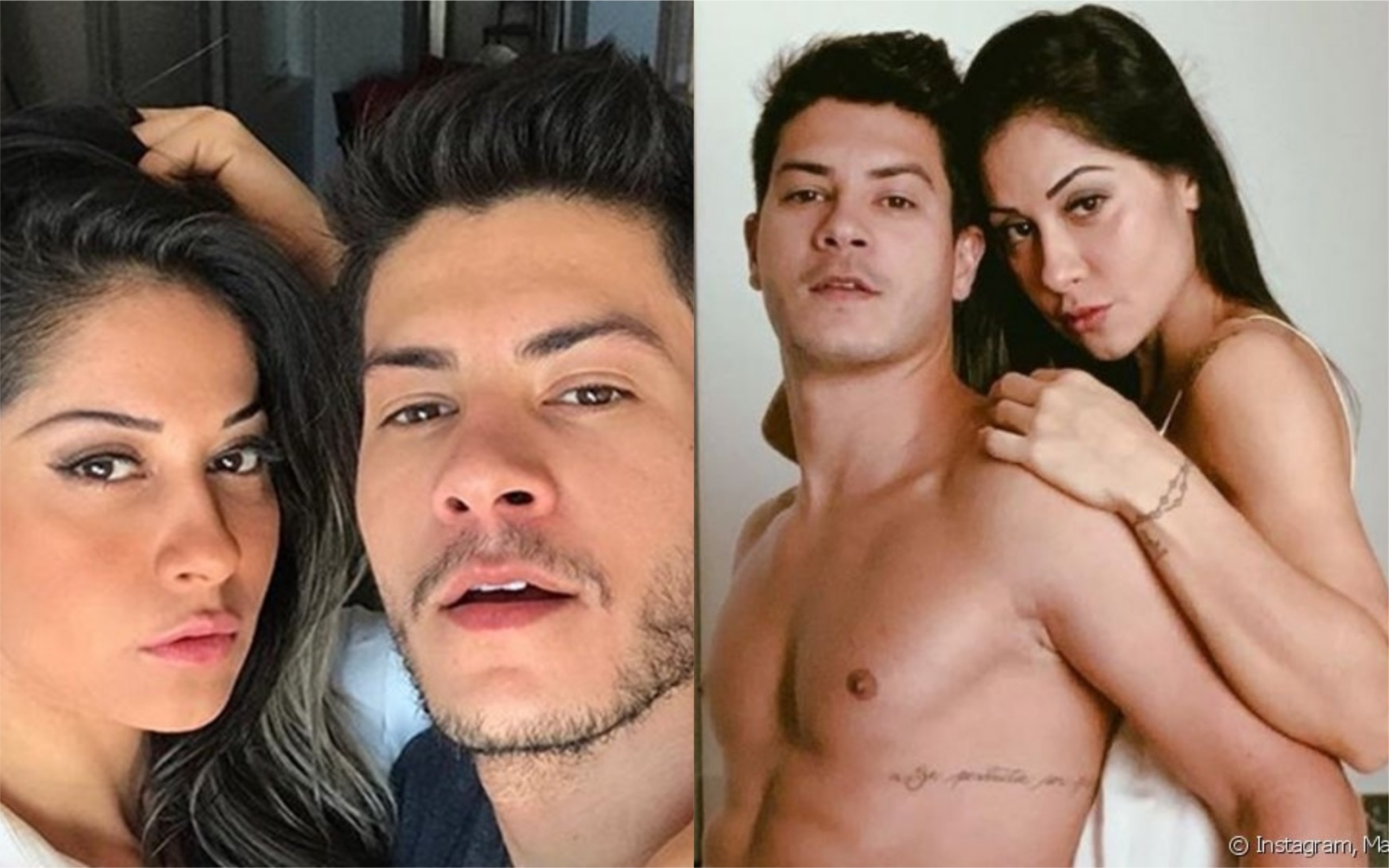Mayra Cardi e Arthur Aguiar se separaram mas continuam morando juntos (Foto: TV Foco)
